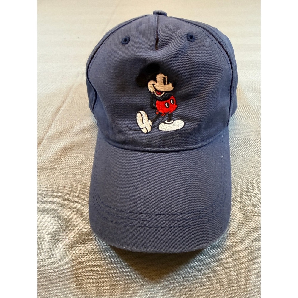 Walt Disney World Mickey Mouse Navy Blue Adjustable Hat Disney Parks